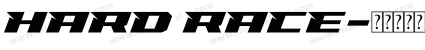 Hard race字体转换